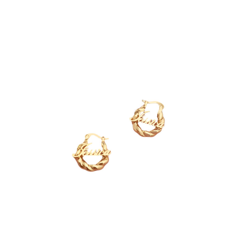Baby Hoop Custom Earrings