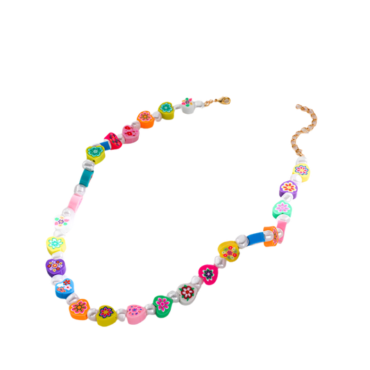 Dreamin of U Heart Pearl Necklace