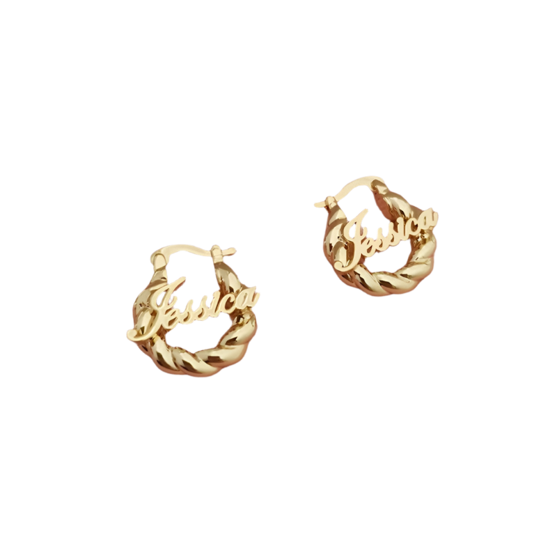 Baby Hoop Custom Earrings