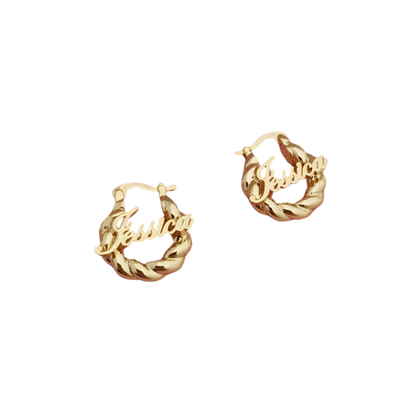 Baby Hoop Custom Earrings
