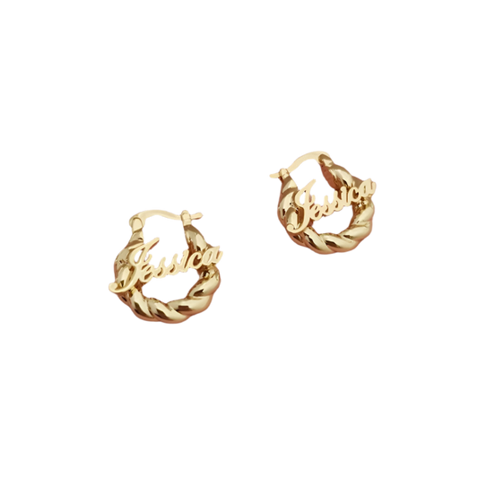 Baby Hoop Custom Earrings