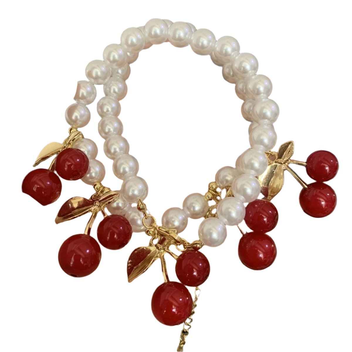 Cherry Blossom Pearl Choker Necklace