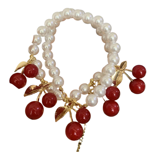 Cherry Blossom Pearl Choker Necklace